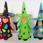 Hexe Basteln Vorlage Gut Hexe Aus tonpapier Halloween Basteln Meine Enkel Und Ich