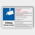 Hinweisschild Videoüberwachung Dsgvo Vorlage Best Of Videoüberwachung Dsgvo Schild Achtung Wunschtext