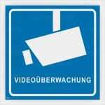 Hinweisschild Videoüberwachung Dsgvo Vorlage Elegant Videoüberwachung Entsprechend Din Warnaufkleber