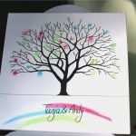 Hochzeit Bild Malen Gäste Vorlage Hübsch Hochzeitsbaum Auf Leinwand Selbst Gestalten