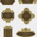 Hochzeit Grafik Vorlagen Erstaunlich Set Von Retro Rahmen Für Hochzeit Vorlagen