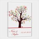 Hochzeit Leinwand Baum Vorlage Einzigartig Fingerabdruck Baum