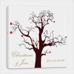 Hochzeit Leinwand Baum Vorlage Luxus Fingerabdruck Baum Auf Leinwand ♥ Hochzeitsspiel