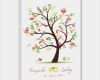 Hochzeit Leinwand Baum Vorlage Wunderbar Fingerabdruck Baum