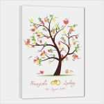 Hochzeit Leinwand Baum Vorlage Wunderbar Fingerabdruck Baum