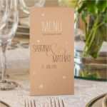 Hochzeit Menükarte Vorlage Hübsch Menükarte Hochzeit "vintage Style" Online Drucken Lassen