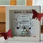 Hochzeitsgeschenk Auto Bilderrahmen Vorlage Süß Mädchenkram Geldgeschenk Zur Hochzeit D I Y