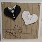 Hochzeitskarte Basteln Vorlage Erstaunlich Handmade with Love Přán Svatebn