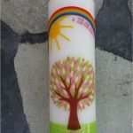 Hochzeitskerzen Verzieren Vorlagen Best Of Taufkerzen Taufkerze "lebensbaum Auf Wiese" Nr 4 Für