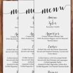 Hochzeitsmenükarten Vorlagen Erstaunlich 1000 Ideen Zu Menükarte Vorlage Auf Pinterest