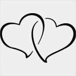 Hochzeitsmotive Vorlagen Elegant Zwei Herzen Verbunden Untrennbar Gemeinsam