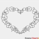 Hochzeitsmotive Vorlagen Großartig Blumen Herz Zum Drucken Und Ausmalen