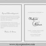 Hochzeitsprogramm Kirche Vorlage Wunderbar Diy Hochzeit Programm Vorlage Bifold Monogramm Initial Mit