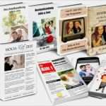 Hochzeitszeitung Layout Vorlage Wunderbar Hochzeitszeitung Vorlage Download
