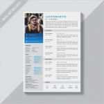 Hochzeitszeitung Vorlage Powerpoint Neu White Cv Template with Blue and Grey Details Psd File Free