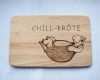 Holz Brandmalerei Vorlagen Elegant Frühstücksbrettchen "chill Kröte"