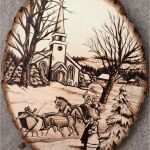 Holz Gravieren Vorlagen Schönste Vintage Winter Scene Pyroyankee
