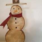 Holz Schneemann Vorlage Inspiration Schneemann Aus Holzscheiben