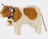 Holz Schnitzen Vorlage Süß Trauffer Holzspielwaren Holztier Kuh Red Holstein Braun