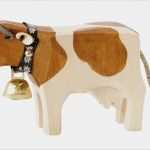 Holz Schnitzen Vorlage Süß Trauffer Holzspielwaren Holztier Kuh Red Holstein Braun