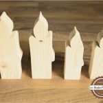 Holzarbeiten Weihnachten Vorlagen Luxus Weihnachtsdeko 4er Set Kerzen Aus Holz Ein