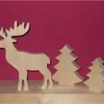 Holzdeko Weihnachten Vorlagen Elegant Weihnachtsfiguren Rentier Aus Massivem Holz 30 Cm Hoch