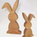 Holzfiguren Sägen Vorlagen Wunderbar 2 Hasen Aus Holz Von Eigenart Auf Dawanda