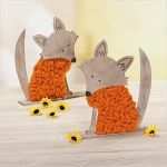 Holzfiguren Vorlagen Kostenlos Erstaunlich Kostenlose Anleitung Holzfigur Fuchs Mit Filzkordel Basteln