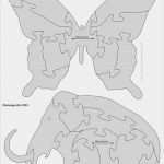 Holzpuzzle Vorlagen Bewundernswert Animal Puzzles for the Scroll Saw