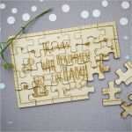 Holzpuzzle Vorlagen Bewundernswert Baby &amp; Geburtskarten Holzpuzzle &quot;wir Bekommen Ein Baby