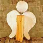 Holzscheit Engel Flügel Vorlage Erstaunlich Holzscheit Engel Selber Basteln Habe Ich Selbstgemacht