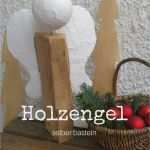 Holzscheit Engel Flügel Vorlage Fabelhaft Weihnachts Engel Aus Holz Und Gips Avec Basteln Mit Gips