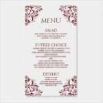 Homepage Texte Vorlagen Wunderbar Menu De Mariage Carte Modèle Télécharger Par Karmakweddings