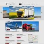 Homepage Vorlagen Kaufen Genial Transportation Services HTML Homepage Vorlage