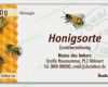 Honig Etiketten Vorlagen Kostenlos Beste Bienendruckerei