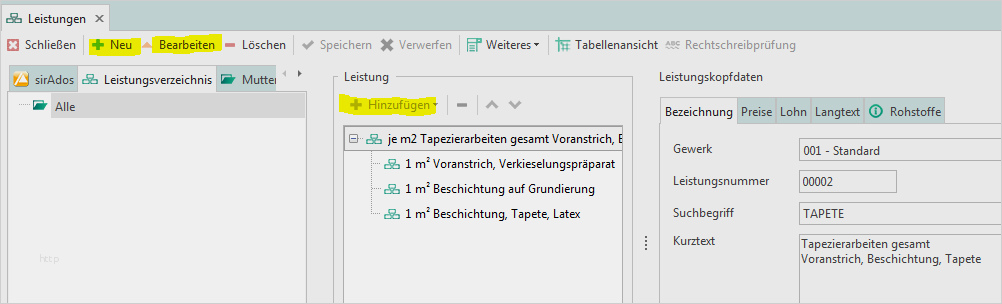 Honorarabrechnung Vorlage Wunderbar Stücklisten Bzw Teilleistungen Erstellen
