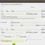 Hotel Anmeldeformular Vorlage Luxus Das Elektronische Gästeblatt Nur Ein Einfaches formular