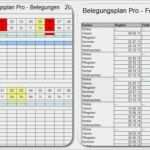 Hotel Belegungsplan Excel Vorlage Luxus Der Genial Einfache Belegungsplan Pro Unter Excel