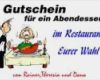 Hotelgutschein Vorlage Schönste Gutschein Für Ein Essen Nach Deiner Wahl Bonprix Gratis