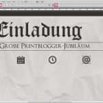 Hotelzeitung Vorlage Angenehm Tutorial Einladung Im Zeitungsstil Gestalten Saxoprint Blog