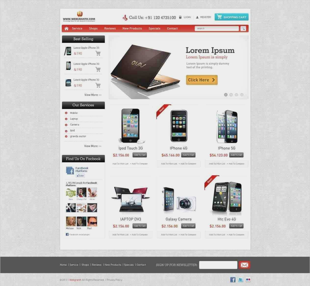 responsive ecommerce website templates free download html with css