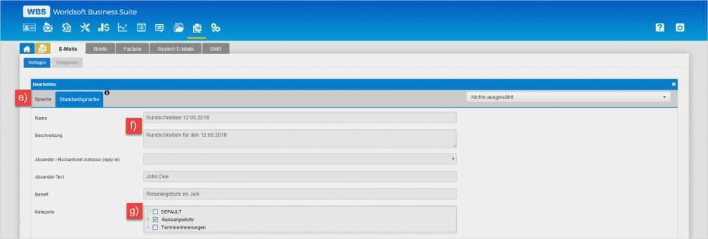Html Editor Vorlagen Angenehm Worldsoft Business Suite Dokumentation