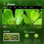 Html Homepage Vorlage Schön Lotus HTML Homepage Vorlage