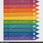 Html Menüleiste Horizontal Vorlage Angenehm Vorlage Infografik Horizontale Bunte Pfeile Linien 10