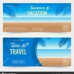 Html Menüleiste Horizontal Vorlage Luxus sommer Urlaub Horizontale Banner Farbigen Hintergrund Mit