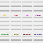Html Tabelle Vorlage Süß Geburtstagskalender In Excel Zum Ausdrucken 8 Varianten