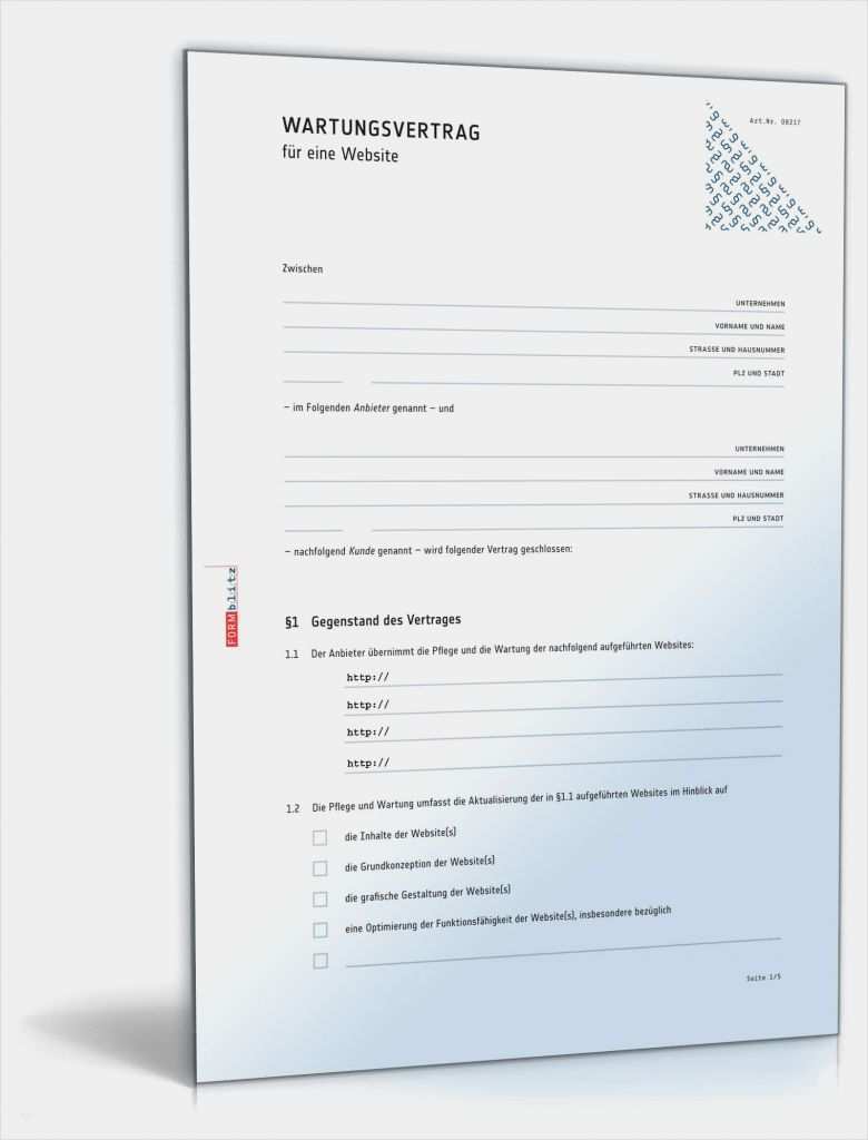 Html Vorlage Website Gut Website Wartungsvertrag Rechtssicheres Muster Zum Download