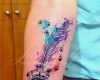 Hunde Tattoos Vorlagen Beste Watercolor Feather Inkpot Tattoo forearm