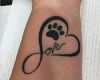 Hunde Tattoos Vorlagen Gut Die Besten 25 Tattoo Hundepfote Ideen Auf Pinterest