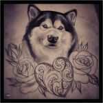 Husky Tattoo Vorlagen Schön 10 Besten Malamute Tattoo Bilder Auf Pinterest
